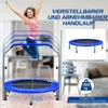 Ø101 cm klappbares Mini-Trampolin Fitness-Trampolin mit Produktbild-Vorschau 2