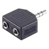 Connettore jack 3,5 mm stereo a 2x accoppiamenti jack 3,5 Anteprima dell’immagine prodotto 3