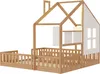 Merax Kinderbett mit Lattenrost aus Holz 90x200cm, Produktbild-Vorschau 8