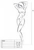 Passion - Woman Bs083 Teddy Net Body Weiss Eine Grösse Produktbild-Vorschau 9