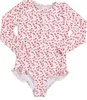 Swim Essentials Langarm-UV-Badeanzug, für Mädchen altrosa Produktbild-Vorschau 1