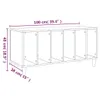 vidaXL Szafka panelowa biała 100x38x48 cm materiał Podgląd zdjęcia produktu 8