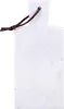 A white marble cutting board with a brown leather strap. Produktbild-Vorschau