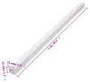vidaXL Installationsrohre 33x33 mm 30 m PVC Produktbild-Vorschau 6