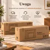 HOMAVO Szary kominek elektryczny 18 cali z szafką 900 Podgląd zdjęcia produktu 7