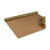 Geschenkpapier Grüne Blätter, Braun, 0,70 x 10 m, Produktbild-Vorschau 2