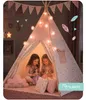 Nukido 740022 Kindertent met guirlande en lichtjes - roze Productafbeelding-voorbeeld 28