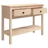 vidaXL Konsolentisch 100x35x75 cm Massivholz Kiefer Produktbild-Vorschau 10