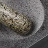 Relaxdays Mörser mit Stößel, Granit, poliert, für Gewürze & Produktbild-Vorschau 7