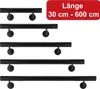 TIBU Handlauf Aluminium Schwarz Geländer 30-600cm Produktbild-Vorschau 4