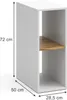 Szafka na komputer Vicco Tomy Biały/złoty dąb 28.5 x 50 cm Podgląd zdjęcia produktu 3