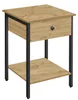 Beistelltisch mit Schublade TAYLOR ARTISAN 40x40 cm Produktbild-Vorschau 1