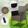 4 Gartenstühlen aus Rattan, Sessel für den Außenbereich mit Produktbild-Vorschau 5