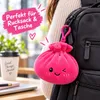 Plush Dumpling Kawaii Bagclip Taschenanhänger Produktbild-Vorschau 6