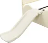 A close-up view of a cream-colored children's bed with a slide attached. Podgląd zdjęcia produktu