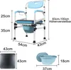 YUENFONG Toilettenstuhl höhenverstellbar Ergonomische Produktbild-Vorschau 2
