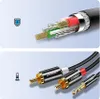 Ugreen AV116, 3.5mm, Stecker, 2 x RCA, Stecker, 3 m, Produktbild-Vorschau 4