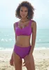 LASCANA Bikini-Hose Comfy beere Größe 36 Produktbild-Vorschau 2