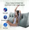 Duża ergonomiczna poduszka na zagłówek aksamitna poduszka Podgląd zdjęcia produktu 2
