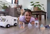 EverEarth Kinder Camping Van aus Holz – Spielzeugfahrzeug Produktbild-Vorschau 1