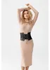 Damen Taille Stretchgürtel Breiter Hüftgürtel Gürtel Produktbild-Vorschau 4