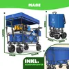 KESSER® Bollerwagen faltbar GT9000 Handwagen mit Dach | Produktbild-Vorschau 3