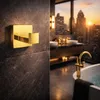Handtuchhaken DELVANT SQUARE Gold Hochglanz Edelstahl Produktbild-Vorschau 4