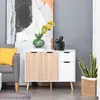 HOMCOM Buffet design scandinave 2 placards tiroir Voir les images du produit 7