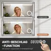 Badspiegel mit LED Beleuchtung 120x60cm Kaltweiß Licht Produktbild-Vorschau 5