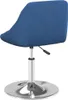 vidaXL Esszimmerstühle 2 Stk. Drehbar Blau Samt Produktbild-Vorschau 6