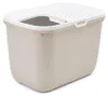 SAVIC HOP Kaffeebraun mit Weißem Deckel – Katzentoilette – Produktbild-Vorschau 2