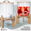 5L Luxus Getränkespender mit Zapfhahn aus Glas - XXL Produktbild-Vorschau 3