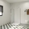 120x80cm 195cm Duschtür 6mm ESG Nano Glastür Falttür Produktbild-Vorschau 1
