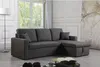 Divano ad angolo convertibile "Alain" - Grigio - 221 x 145 Anteprima dell’immagine prodotto 2