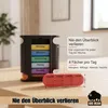 BigDean Tablettenbox 7 tage Pillendose mit 4 Einteilungen Produktbild-Vorschau 5