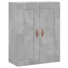 vidaXL Highboard Betongrau 69,5x34x180 cm Holzwerkstoff - Produktbild-Vorschau 6