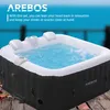AREBOS vířivý komfortní set 2 polštářky pod krk a držák na Náhled obrázku produktu 2