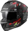 LS2 FF808 Stream II casque intégral noir rouge mat angry Voir les images du produit 14