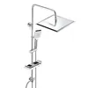 JOHO Edelstahl Regendusche Duschsystem Duschset Duschstange Produktbild-Vorschau 1
