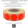 1000 Thermoetiketten 20mm rund rot Produktbild-Vorschau 2