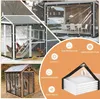 Priehľadná plachta 3 x 3 m, PVC, vodotesná, odolná voči Náhľad obrázku produktu 3