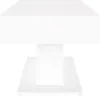 A white pedestal stand viewed from the front. Náhled obrázku produktu