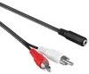 Goobay 50442 Adaptateur de câble audio 3,5 mm femelle à RCA Voir les images du produit 4