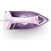 A top-down view of a pink and purple Philips iron on a white background. Produktbild-Vorschau