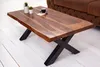 Massiver Baumkanten-Couchtisch AMAZONAS 110cm braun Produktbild-Vorschau 3