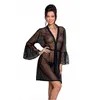 Passion Lovelia Peignoir - Black L/Xl Produktbild-Vorschau 6