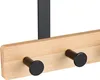 Relaxdays Türgarderobe, 4 Haken, Hakenleiste zum Einhängen, Produktbild-Vorschau 6
