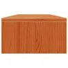 vidaXL Monitorständer Wachsbraun 100x24x13 cm Massivholz Produktbild-Vorschau 5
