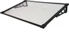 Vordach 120 x 80 cm schwarz Haustürdach Haustür Pultvordach Produktbild-Vorschau 1