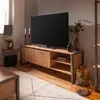 Calicosy - Mueble de TV de 160 cm con 2 puertas y 2 baldas Anteprima dell’immagine prodotto 6